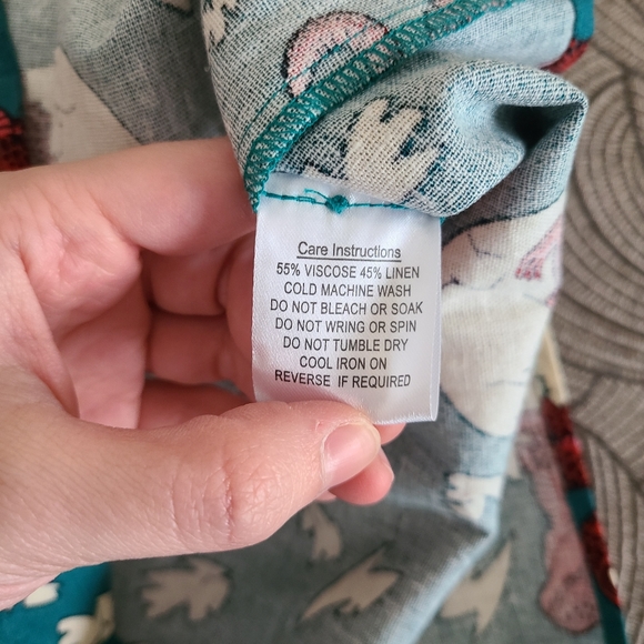 Dangerfield Velociraptor Dino Collared Boxy Shirt - Green happy birthday - Picture 11 of 12